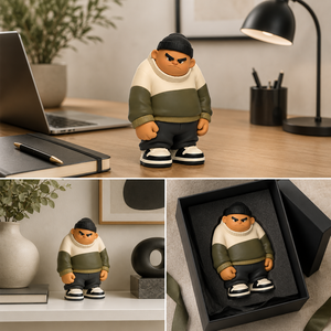 Giocattolo in Vinile con Design Personalizzato, Figura di Personaggio Paffuto in PVC Ecologico di Alta Qualità, Produzione di Prototipi con Stampaggio a Iniezione - Product Image 3