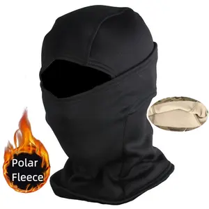 Passamontagna personalizzato maschera da sci in maglia a 3 fori 100% acrilico inverno caldo copertura integrale maschera da sci
