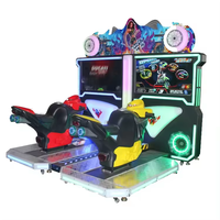 Gran oferta, simulador de Moto GP de dos asientos, máquina de Arcade, simulador de carreras de coches VR que funciona con monedas, juegos de motos