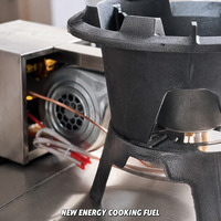 Kompor Restoran Hemat Energi Baja Anti Karat Desain Khusus untuk Dapur Komersial, Penggorengan Cepat, Gagang Panjang, Energi Baru