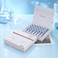 Boîte cosmétique en papier de luxe à fermeture magnétique pour ampoules, sérums, peptides, soins de la peau, vente en gros, logo personnalisé