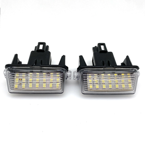 Décoration de voiture sans erreur plug and play 2835smd 12v haute luminosité lumière blanche led plaque d'immatriculation - Product Image 1