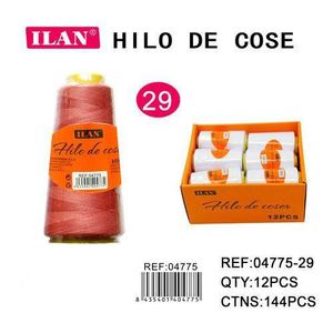 ไหมเย็บผ้าอิลน์ 2750 ม. สีแดงแตงโม กล่อง 12 ชิ้น - Product Image 3