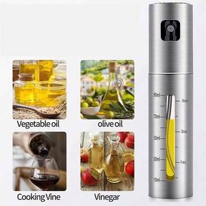 Atomizador de Aceite de Oliva Recargable de Acero Inoxidable de 100 ml, Ecológico, para Cocina, Barbacoa, Camping - Product Image 4