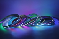 Producto personalizado de fábrica de China WS2815/SK6813 5050RGB colorido direccionable DC12V 30 60 144Leds/M tira de luz programable flexible