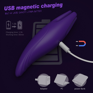 Vibratore a Doppia Azione 2 in 1 MS Wholesale per Clitoride e Capezzoli con Vibrazione Regolabile per Donne - Product Image 4