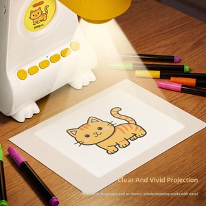Máquina <span class=keywords><strong>de</strong></span> Dibujo Inteligente con Proyección IA, Proyector Educativo <span class=keywords><strong>de</strong></span> Pintura para Niños, Guía <span class=keywords><strong>de</strong></span> Dibujo a partir <span class=keywords><strong>de</strong></span> <span class=keywords><strong>Fotos</strong></span>, Juguete <span class=keywords><strong>de</strong></span> Aprendizaje con Función Musical - Product Image 6