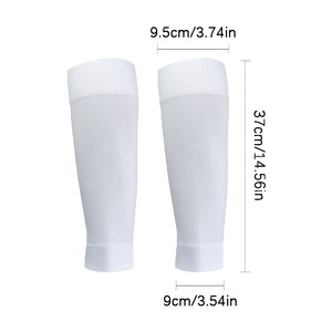 Chaussettes de football en gros Bandage mollet manches antidérapant jambières ensembles de protège-tibias <span class=keywords><strong>pour</strong></span> le basket-ball Football Sports - Product Image 6