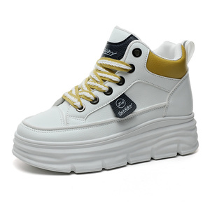 Chaussures de sport et de loisirs montantes à lacets LYKU W3625 pour femme – Respirantes, antidérapantes, tendance printemps-été-automne EVERGREEN - Product Image 2