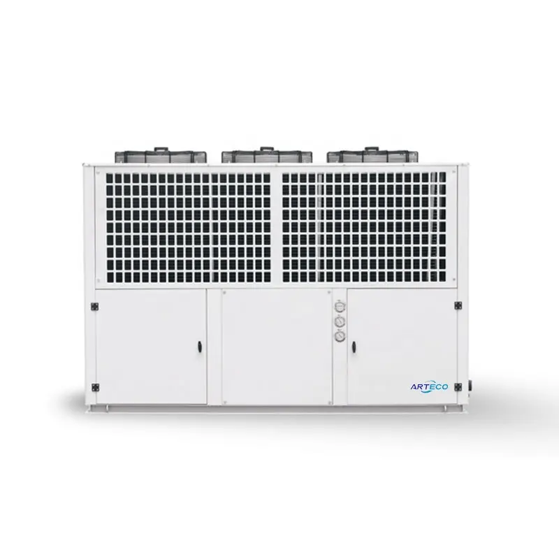 Arteco R134a R507 R22 R404A aria Coolded V tipo cabina unità di condensazione per celle frigorifere