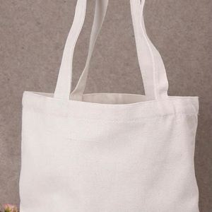 Sacs fourre-tout réutilisables Angyue en toile de coton naturel écologique avec longue poignée, durables, personnalisables, vierges, pour usage promotionnel, sacs d'épicerie - Product Image 5