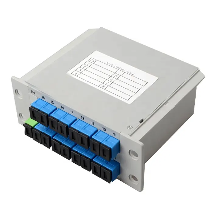 Répartiteur de carte d'insertion FTTH avec connecteur SC APC/ UPC