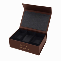 Boîtes cadeaux rigides biodégradables de luxe modernes de style livre avec fermeture magnétique, pour cosmétiques, parfums, crèmes pour les yeux et crèmes pour le visage, faites à la main et gaufrées