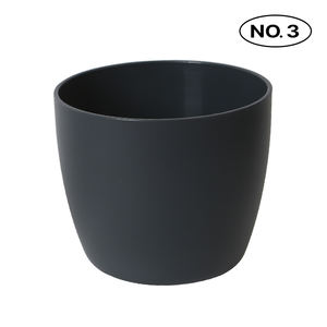 กระถางต้นไม้พลาสติก PP สีเทาเข้ม รุ่น JWPL0035 หมายเลข 3 พร้อมระบบรดน้ำอัตโนมัติ  ตัวบ่งชี้ระดับน้ำ  ขายส่งจากโรงงาน รับผลิตแบบ OEM - Product Image 6