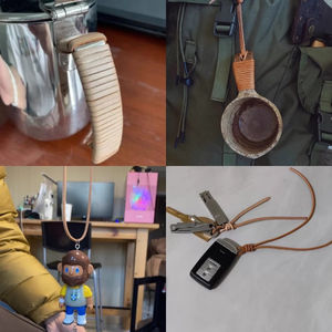 LST271 Изготовление ювелирных изделий 8 мм/6 мм натуральный Органайзер Регулируемый DIY круглый кожаный шнур ожерелье оптом натуральная кожа шнурки - Product Image 6