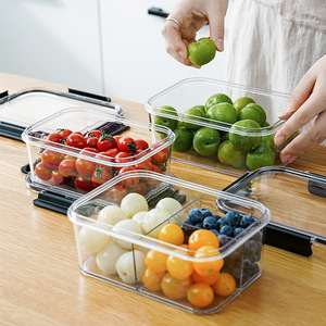Divided Food Storage Containers Rectangle Clip On Lid Freshness Preservation Fridge Use Travel Meal Prep - Product Image 2