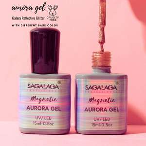 เจลทาเล็บตาแมวแวววาวแวววาว<span class=keywords><strong>สี</strong></span>แดงน้ำตาลม่วงม่วงน้ำเงิน<span class=keywords><strong>เขียว</strong></span>ประกายแม่เหล็ก - Product Image 2