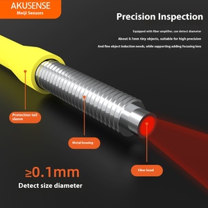 Akusense PD-32 khuếch tán phản xạ M3 phổ sợi quang cảm biến khuếch đại dòng cảm ứng cảm biến quang học thông qua chùm - Product Image 2