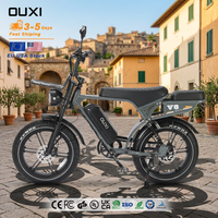 OUXI Stock Italie V8 ultra 250W 48V Vélo Tout-Terrain Longue Portée pour Livraison de Repas et Courrier