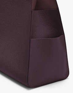 Nouveau sac à main hobo en cuir véritable litchi avec fermeture éclair, bandoulière unique, grande capacité, durable, sac à bandoulière tendance pour femmes - Product Image 3