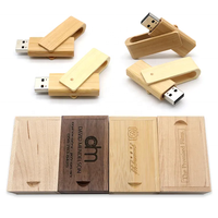 Memoria USB promocional 2.0 3.0, unidad flash USB de madera de arce, 4 GB, 8 GB, 16 GB, memoria USB de bambú, pendrive de madera, memoria USB al por mayor.