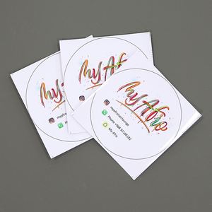 Etiquetas Adhesivas Personalizadas en Rollo, con Lámina Dorada, Resistentes al Agua, Transparentes, para Envolver Regalos, Libros/Puertas, Etiquetas Privadas - Product Image 3