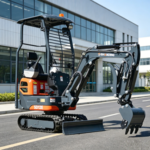 Livraison Gratuite SHANDING Mini-Excavatrice à Moteur 3,5 Tonnes 2 en 1 Pelle EPA 5, Mini-Pelleuse sur Chenilles, Petite Machine de Terrassement - Product Image 2