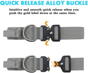 <span class=keywords><strong>Collar</strong></span> de Perro Ajustable de Nailon con Acolchado de Neopreno Cómodo, Más Vendido, para Perros Medianos y Grandes - Product Image 4