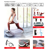 Appareil de massage électromagnétique pour l'exercice corporel complet, machine vibrante intelligente avec application, 99 niveaux de vitesse, capacité 150 kg, vente en gros