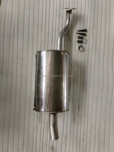 Silenciador trasero pulido con espejo de acero inoxidable al por mayor de fábrica para sistema de escape 2002-2008 2.0L 2.4L de - Product Image 5