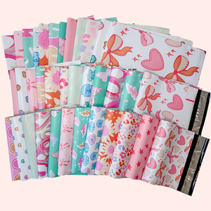 Durable Colorful Shipping Bags Pink Thick Waterproof Virgin Plastic Courier Bags for Retail <b>Logistics</b> Use - Product Image 1