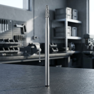 # Fresa quirúrgica de vástago cónico plateada 1702 # Cabezal Cónico de 2-51 mm, Diámetro de 1.3 mm, Longitud de Trabajo de 4.3 mm, Paquete de 10, Turbina Manual/Eléctrica - Product Image 2