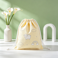 Sacs organisateurs en toile épaisse avec cordon de serrage, logo personnalisé, pliables et portables, pochettes de rangement lavables pour cosmétiques et bijoux, vente en gros