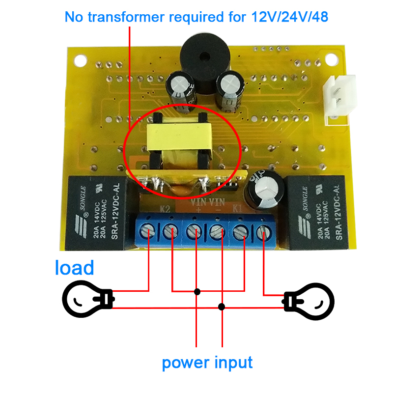 ZFX-W1013 intelligent temperature and humidity controller thermostat intelligent humidification and dehumidification 110V-AC220V(图3)