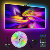 Tira de Luces LED RGBIC para TV con Sincronización WIFI y Selección de Color, Efecto Graffiti, Cambio de Color Completo, Venta al Por Mayor
