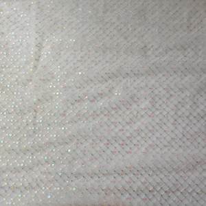 पार्टी शादी की पोशाक के लिए mq नया डिजाइन नारंगी सीक्वल फीता कपड़े - Product Image 3