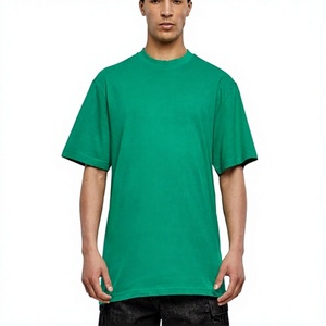 เสื้อยืดโอเวอร์ไซส์ทรงคลาสสิกขายดีสำหรับผู้ชาย ไหล่ตก ผ้าเจอร์ซีย์คอตตอน 100% 240 GSM รับผลิตแบบ OEM ขายส่งโดยตรง - Product Image 4