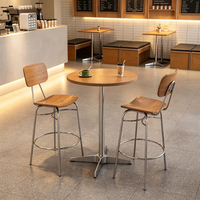 Meubles de restauration en gros, tables et chaises à structure métallique, ensembles de tables et chaises de restaurant et de restauration rapide sur mesure, simples