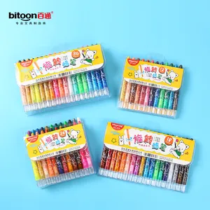 Grosir Kotak Set 12 Warna Menggambar Pensil Perlengkapan Seni Krayon Lukisan Menggambar Alat Tulis Kerajinan Set Seni untuk Anak-anak