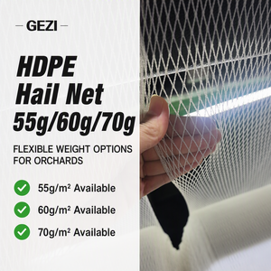 ตาข่ายถักนิตติ้ง Hdpe บริสุทธิ์100% สีขาวแดง50 60 70 GSM สำหรับสวนต้นไม้ผลมะกอก Agro - Product Image 1
