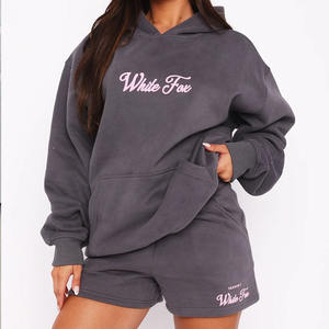 Fabricants personnalisés avec sac Pakistan Oem/odm haute qualité 100% coton pull surdimensionné Crop Top Puff impression sweat à capuche - Product Image 2