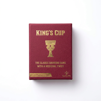 Jeu de cartes de tarot personnalisé King Cup pour boire, coffret cadeau écologique, jeu de cartes de société multijoueur pour soirées en bar et anniversaires