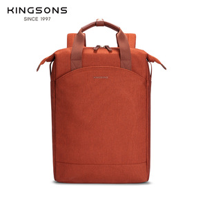 Kingsons Men's Backpack 20-35L Waterproof Laptop Bag For Daily Commute And Travel Solid Color With Soft Handle - Product Image 4