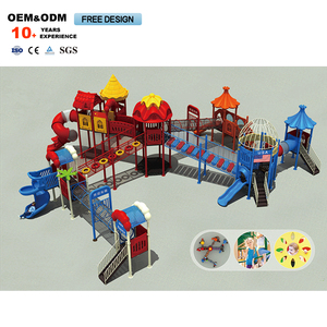 Ensemble de toboggans d'extérieur neufs, directement de l'usine, pour enfants, en métal, plastique et acier, populaires pour les écoles et les centres commerciaux - Product Image 6