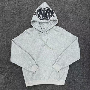 Fabricant personnalisé Ensemble de pantalons de sport décontractés pour hommes Poudrée à la <span class=keywords><strong>poudre</strong></span> Tissu éponge tricoté Pile de vêtements de sport d'hiver - Product Image 5