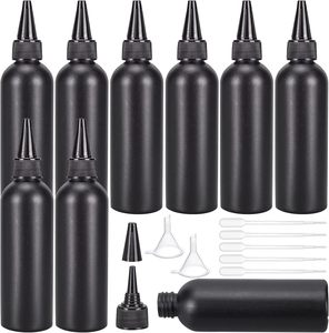Custom <b>Bottle</b> 30ml 50ml 60ml 100ml <b>200ml</b> 250ml 500ml Black Squeeze Nail Gel Plastic <b>Bottle</b> - Product Image 1