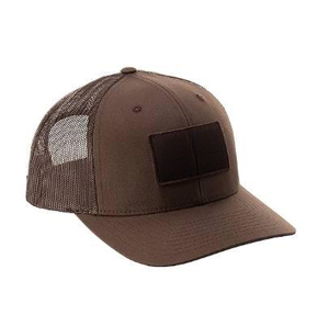 Casquette Trucker Vintage en Maille à 6 Panneaux Camouflage avec Impression par Sublimation, Fermeture à Boucle Or Cuivre, Position de Logo Personnalisé pour Utilisation Extérieure - Product Image 4
