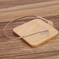 Bandeaux en fil de métal disponible en 3 tailles de 4mm, avec 5 peignes à dents, cerceaux pour bricolage, accessoires de cheveux, pour couronne de mariée