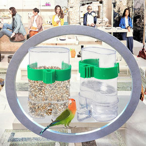 Accesorios automáticos <span class=keywords><strong>de</strong></span> plástico para palomas y pájaros, dispensador <span class=keywords><strong>de</strong></span> comida colgante para <span class=keywords><strong>periquitos</strong></span> y <span class=keywords><strong>bebedero</strong></span> <span class=keywords><strong>de</strong></span> botellas <span class=keywords><strong>de</strong></span> agua para perros - Product Image 3