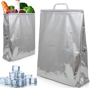 Bolsa Térmica Personalizada con Logotipo, Bolsa Aislante de Aluminio, Grado Alimenticio, Asa de Mano, Certificación ISO9001 - Product Image 3